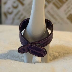 Purple bracelet